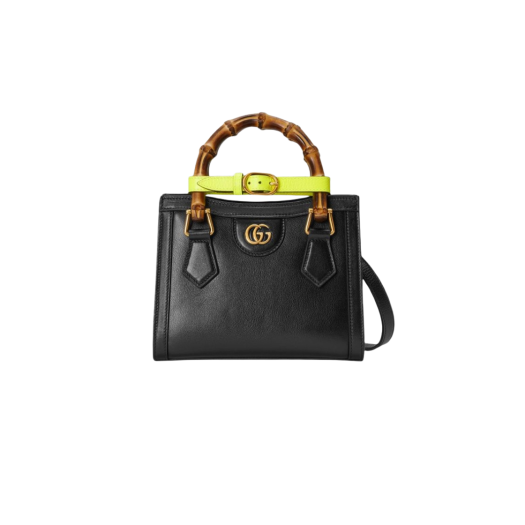 Gucci Diana Mini Tote Bag Black Leather