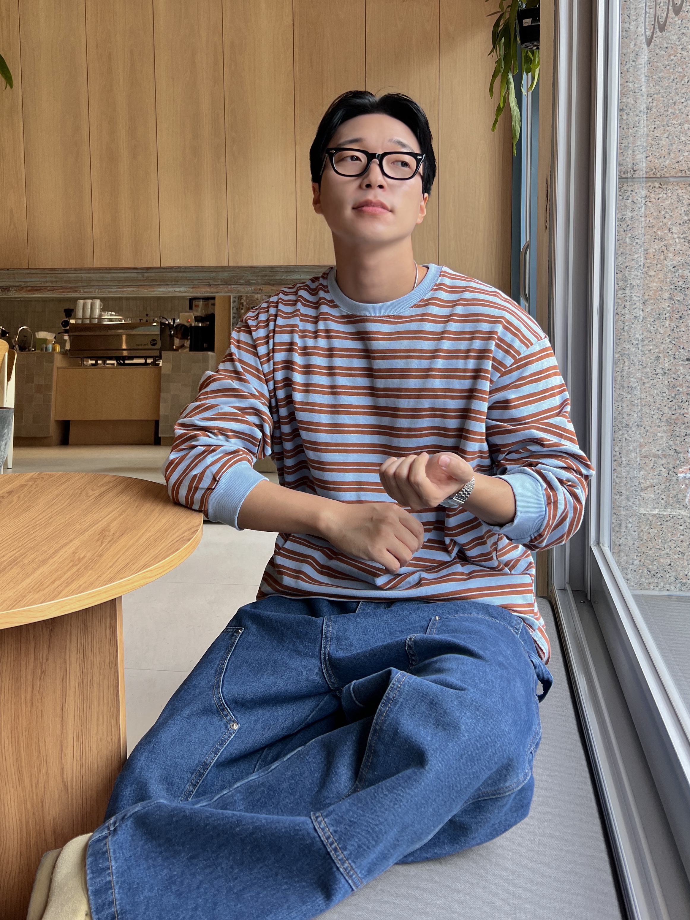 Clarks Wallabee Maple Suede, Casio AQ-230A-2A1MQY 착용 스타일