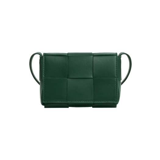 Bottega Veneta Mini Leather Cassette Raintree