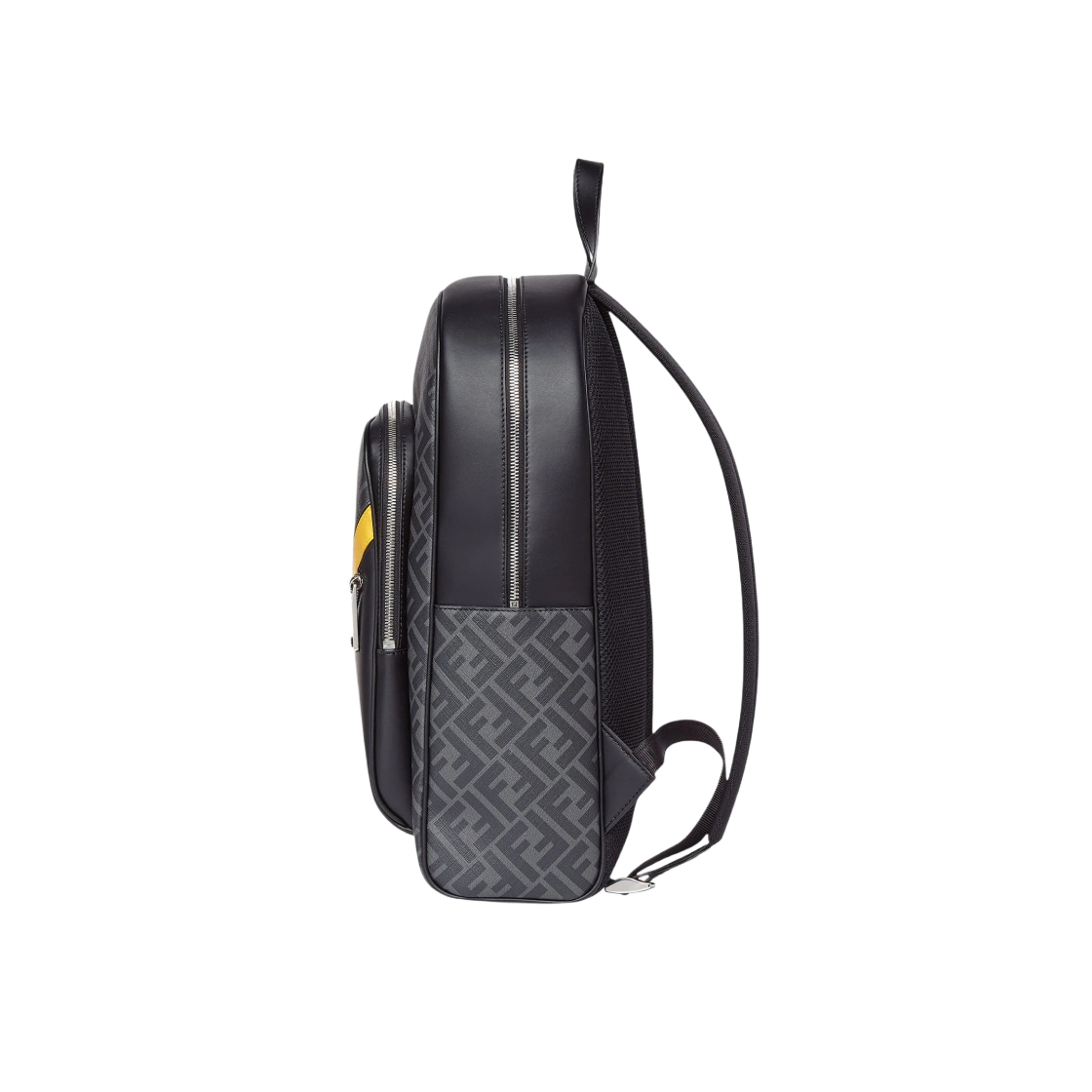 펜디 다이애그널 FF 패브릭 백팩 블랙 그레이(Fendi Diagonal FF Fabric Backpack Black Grey) - 2