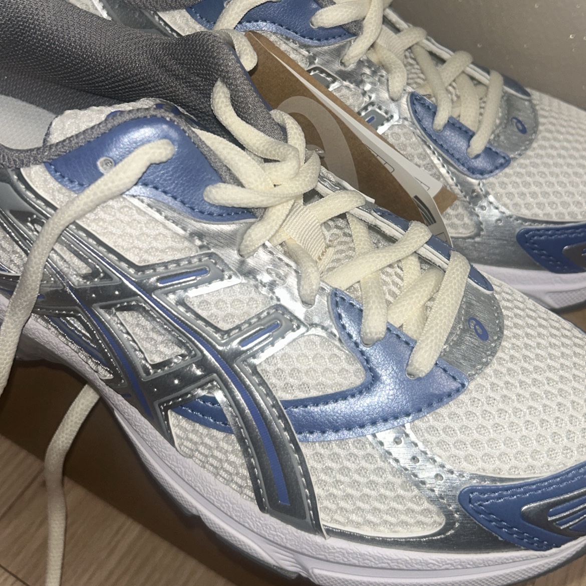 Asics Gel-1130 Cream Blueberry 착용 스타일 - 2