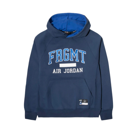 Jordan x Fragment Pullover Hoodie Navy - Asia
