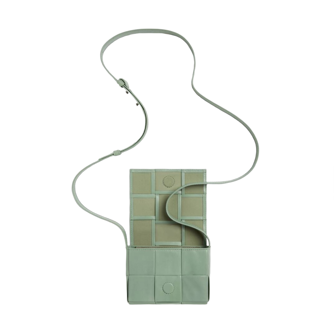 보테가 베네타 미니 레더 카세트백 뉴 세이지(Bottega Veneta Mini Leather Cassette New Sage) - 3