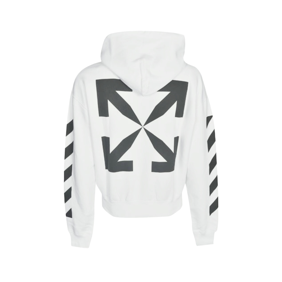 OMBB037R21FLE0010110 Off-White Monalisa Arrow Hoodie White - #2