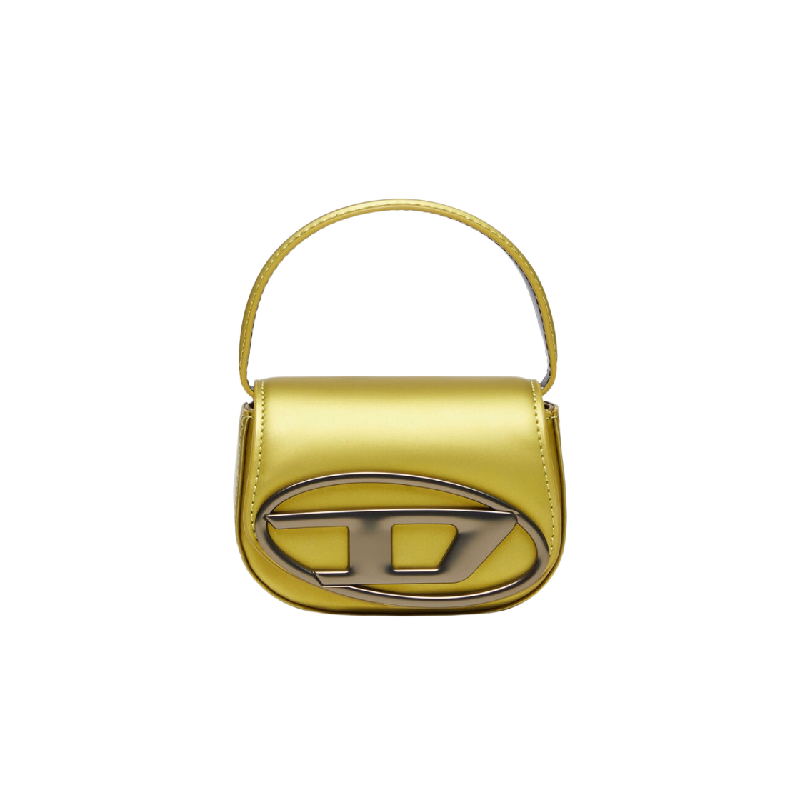 디젤 1DR Xs 숄더백 인 메탈릭 매트 레더 골드(Diesel 1DR Xs Shoulder Bag in Metallic Matte Leather Gold) - 1
