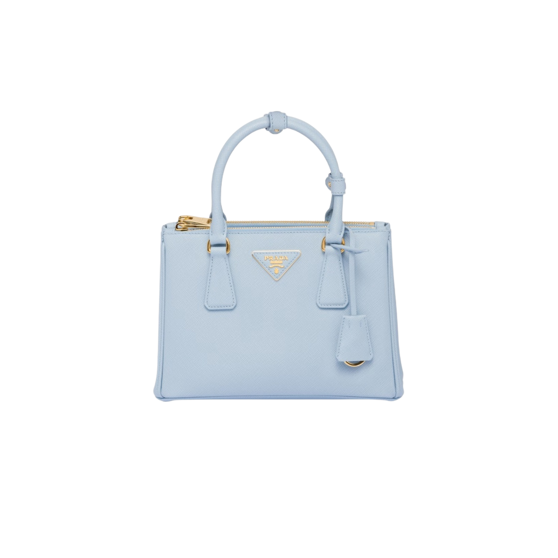 1BA896-NZV-F0076 Prada Small Prada Galleria Saffiano Leather Bag Light Blue