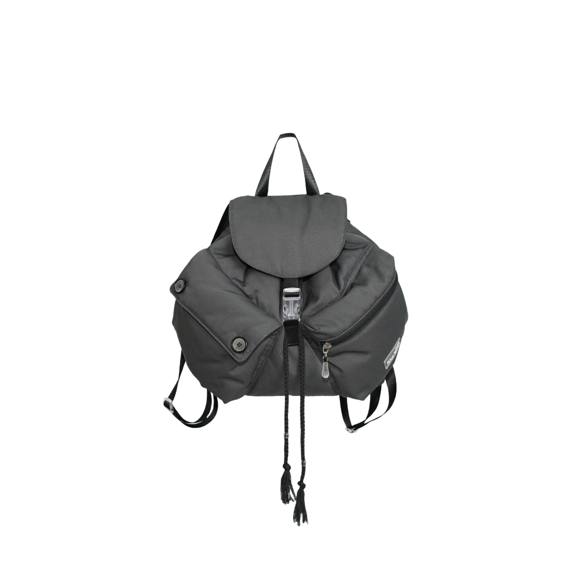 파히섬 버튼 미니 백팩 차콜(Pahisum Button Mini Backpack Charcoal)
