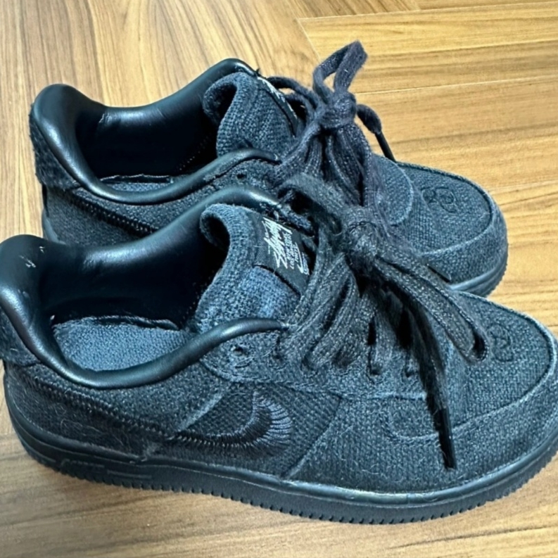 (PS) Nike x Stussy Force 1 Low Triple Black 착용 스타일