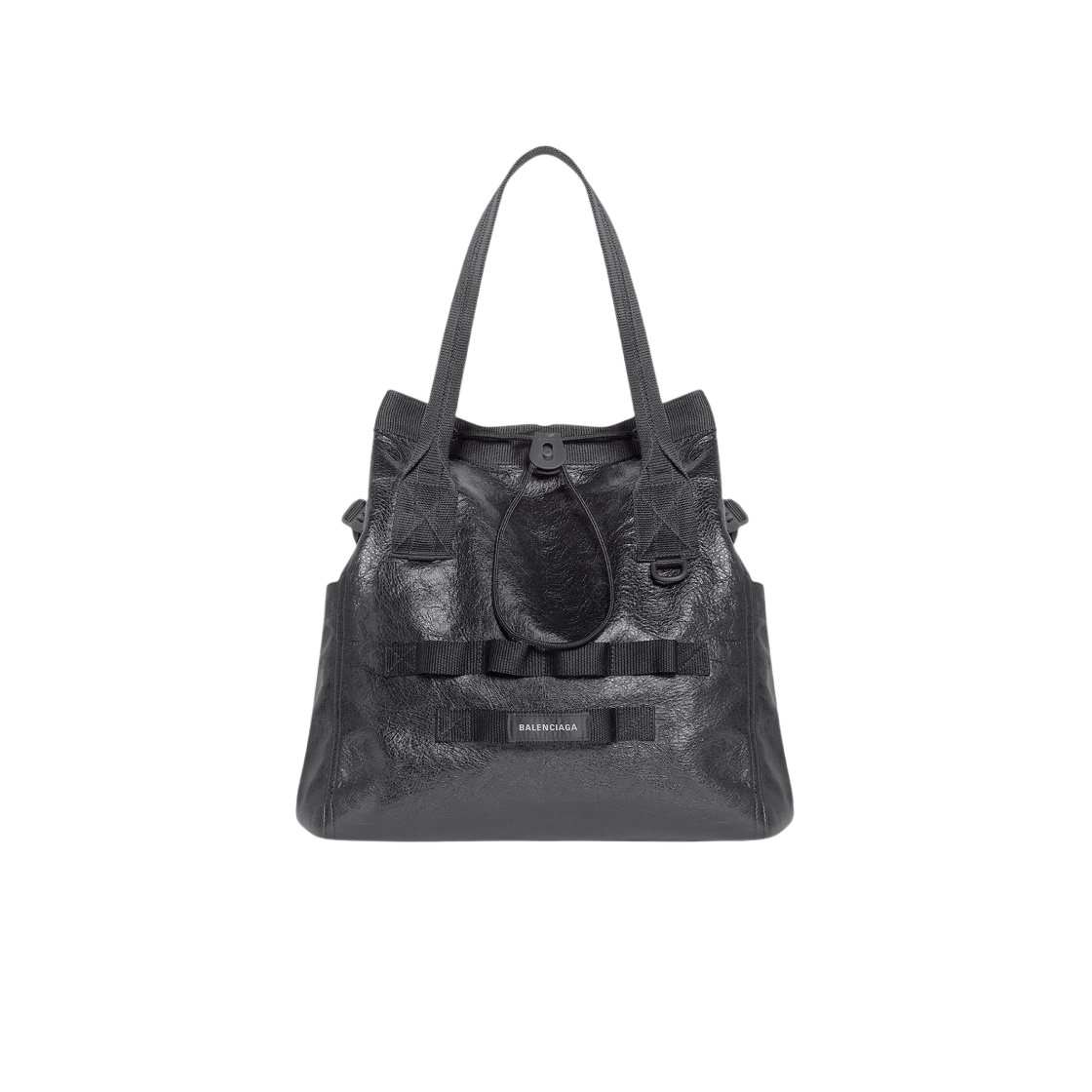 발렌시아가 아미 미디움 토트백 다크 그레이