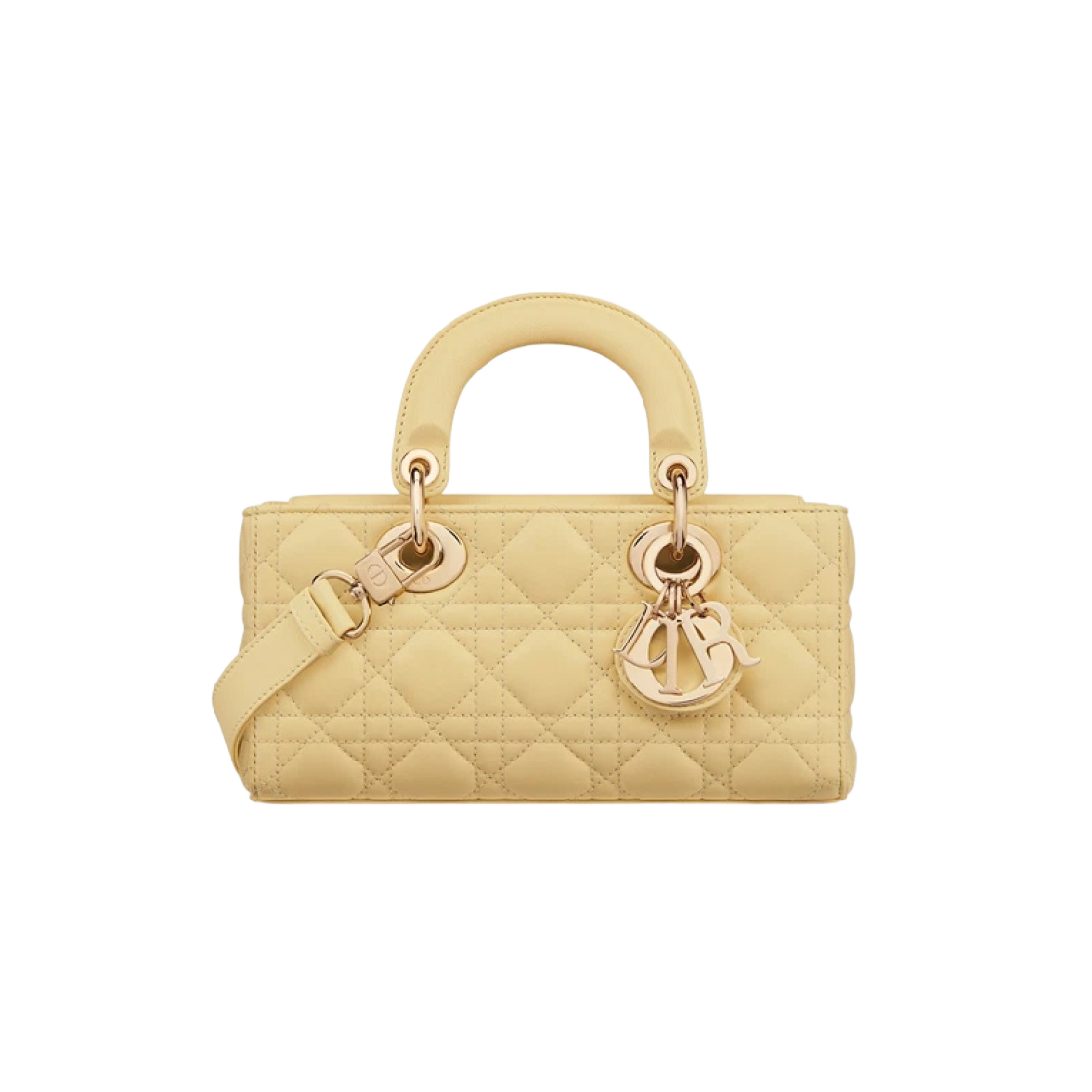 M0613ONGE-M36Y Dior Small Lady D-Joy Bag Pastel Yellow - 대표 이미지 #1