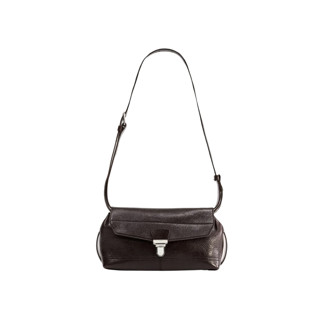 BG0084-LL0067-495 Lemaire Glossy Vegetable Leather Small Gear Bag Espresso