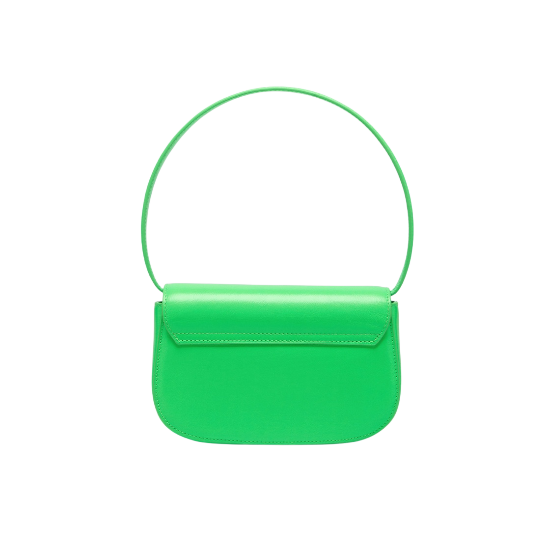 디젤 1DR 숄더백 인 네온 레더 그린 플루오(Diesel 1DR Shoulder Bag in Neon Leather Green Fluo) - 3
