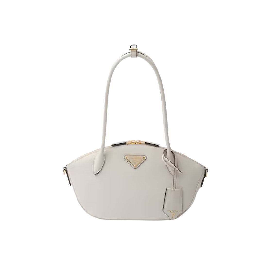 프라다 스몰 레더 핸드백 화이트(Prada Small Leather Handbag White) - 1