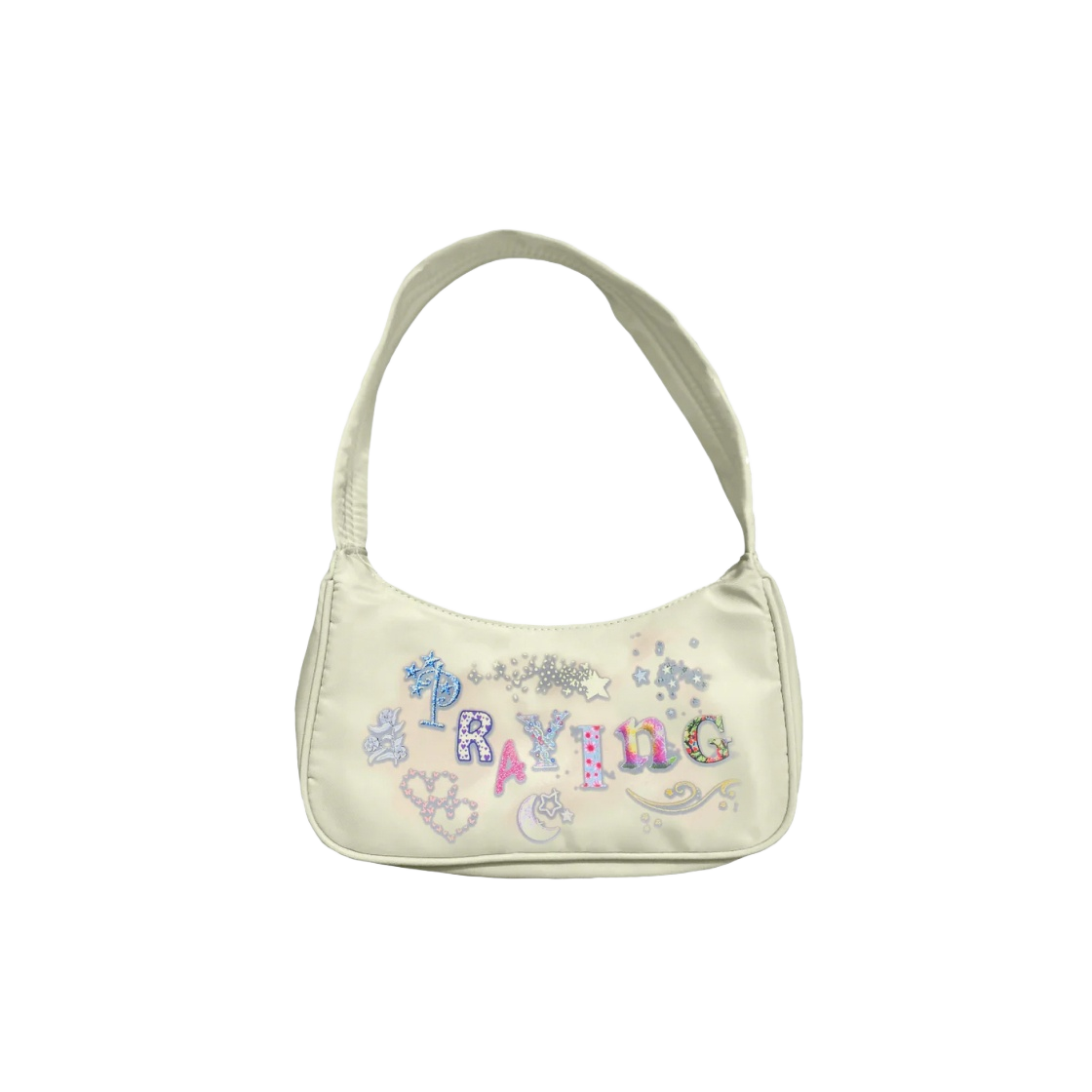 프레잉 스티커 백 화이트(Praying Sticker Bag White)