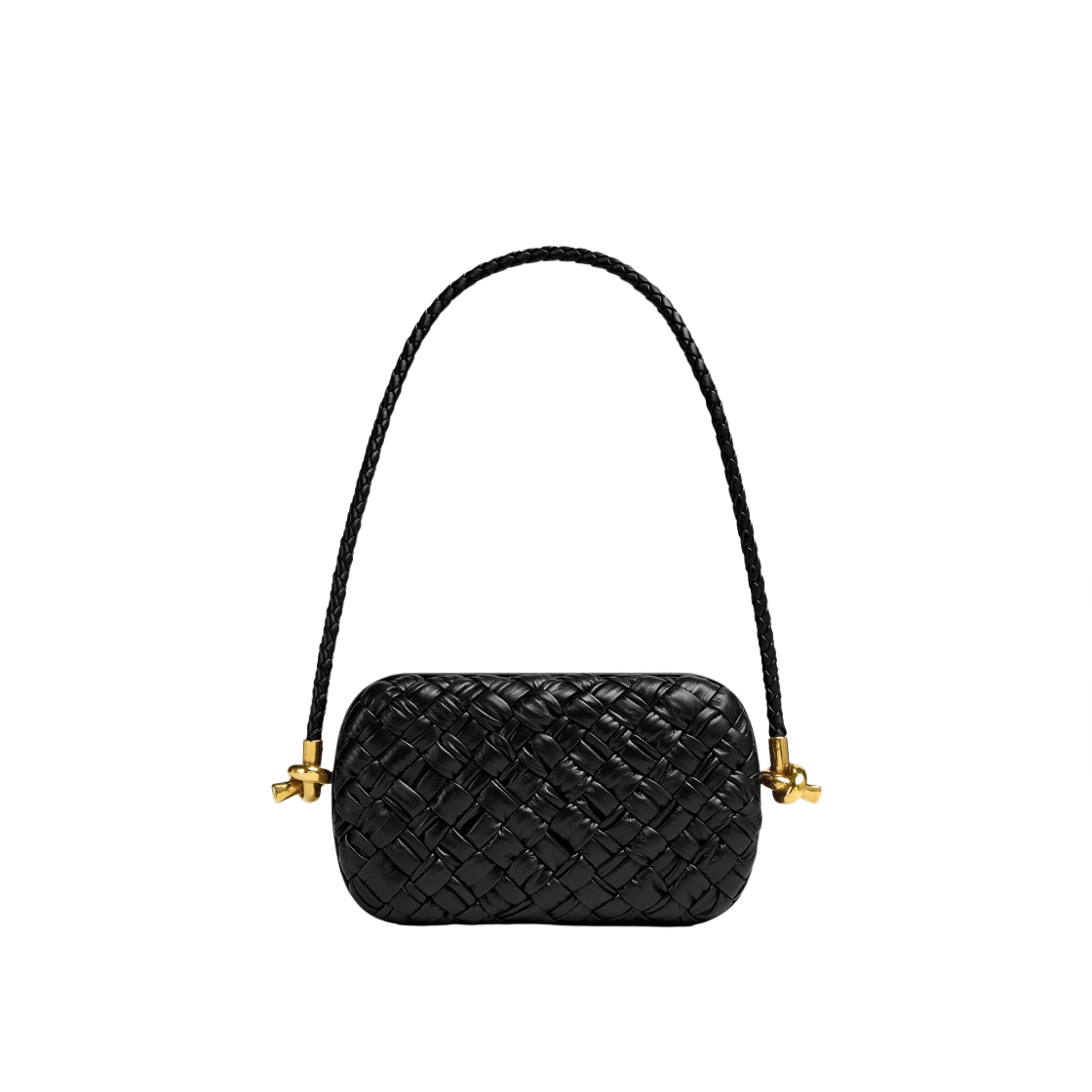 보테가 베네타 노트 온 스트랩 블랙(Bottega Veneta Knot On Strap Black) - 1