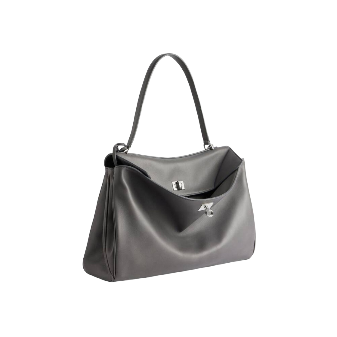 발렌시아가 로데오 미디움 핸드백 그레이 실버(Balenciaga Rodeo Medium Handbag Gray Silver) - 2