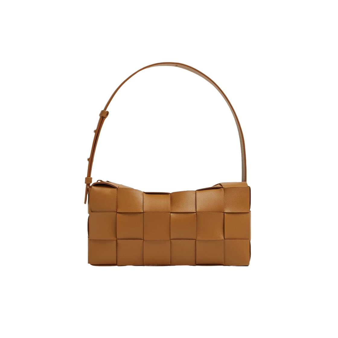 709360VMAY12593 Bottega Veneta Brick Cassette Shoulder Bag Camel - 대표 이미지 #1