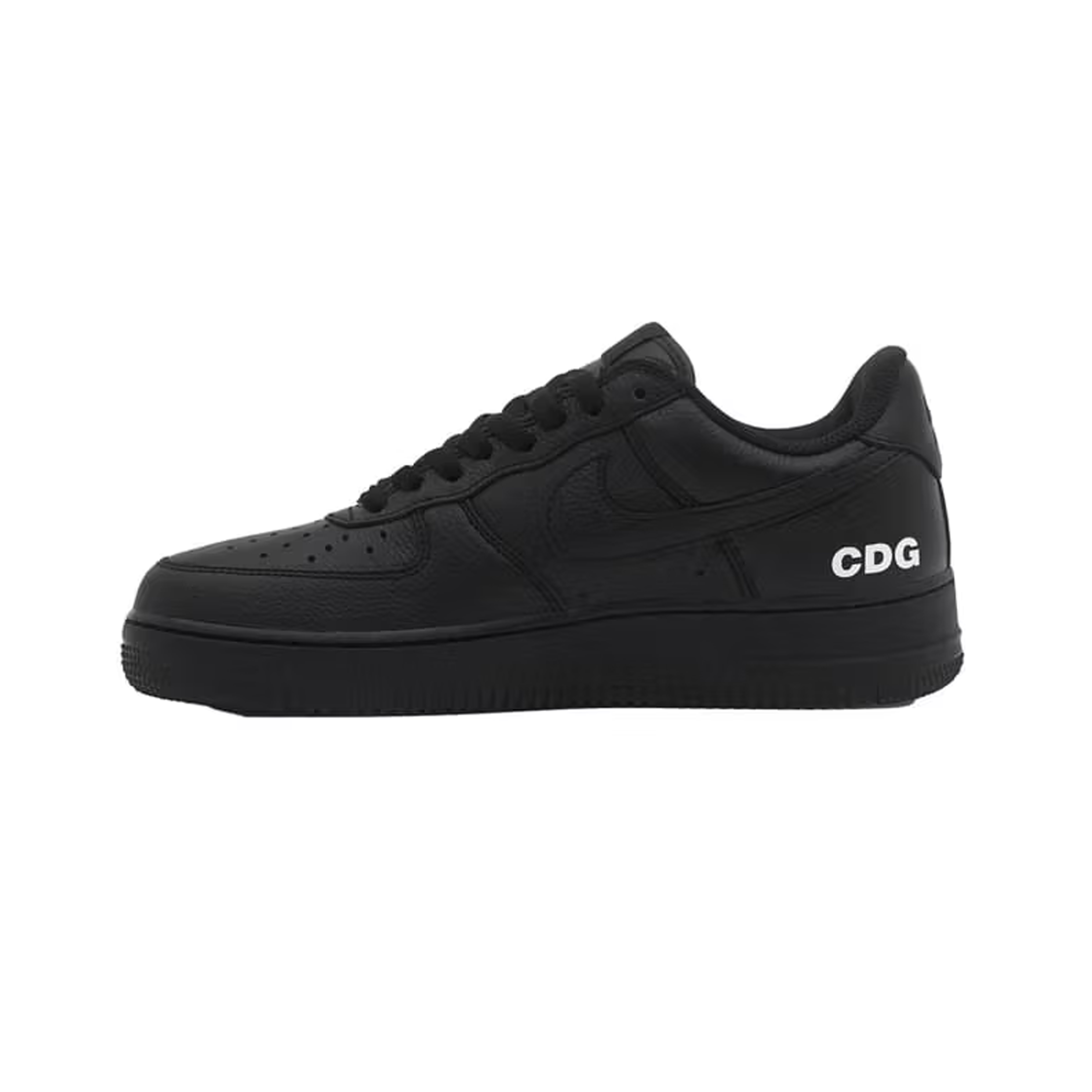 Nike x Comme des Garcons Black Air Force 1 Low Retro SP Black 착용 스타일 - 3
