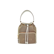 Prada Duet Shoulder Bag Beige White