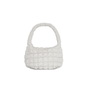 COS Quilted Mini Bag Light Grey