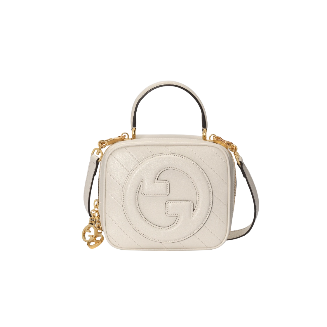 구찌 블론디 탑 핸들 백 화이트 레더(Gucci Blondie Top Handle Bag White Leather) - 1