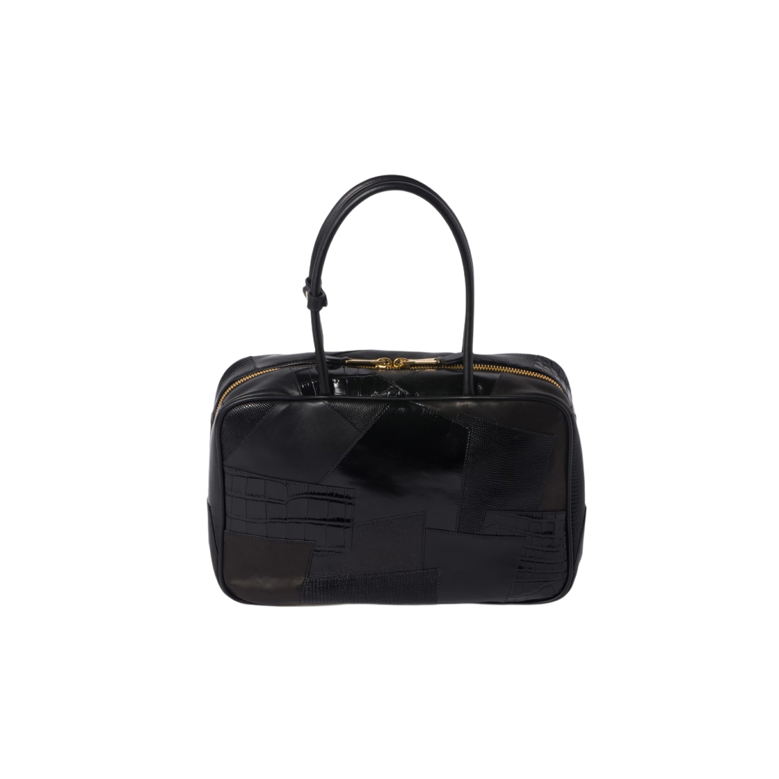 미우 미우 레더 패치워크백 블랙(Miu Miu Leather Patchwork Bag Black) - 3