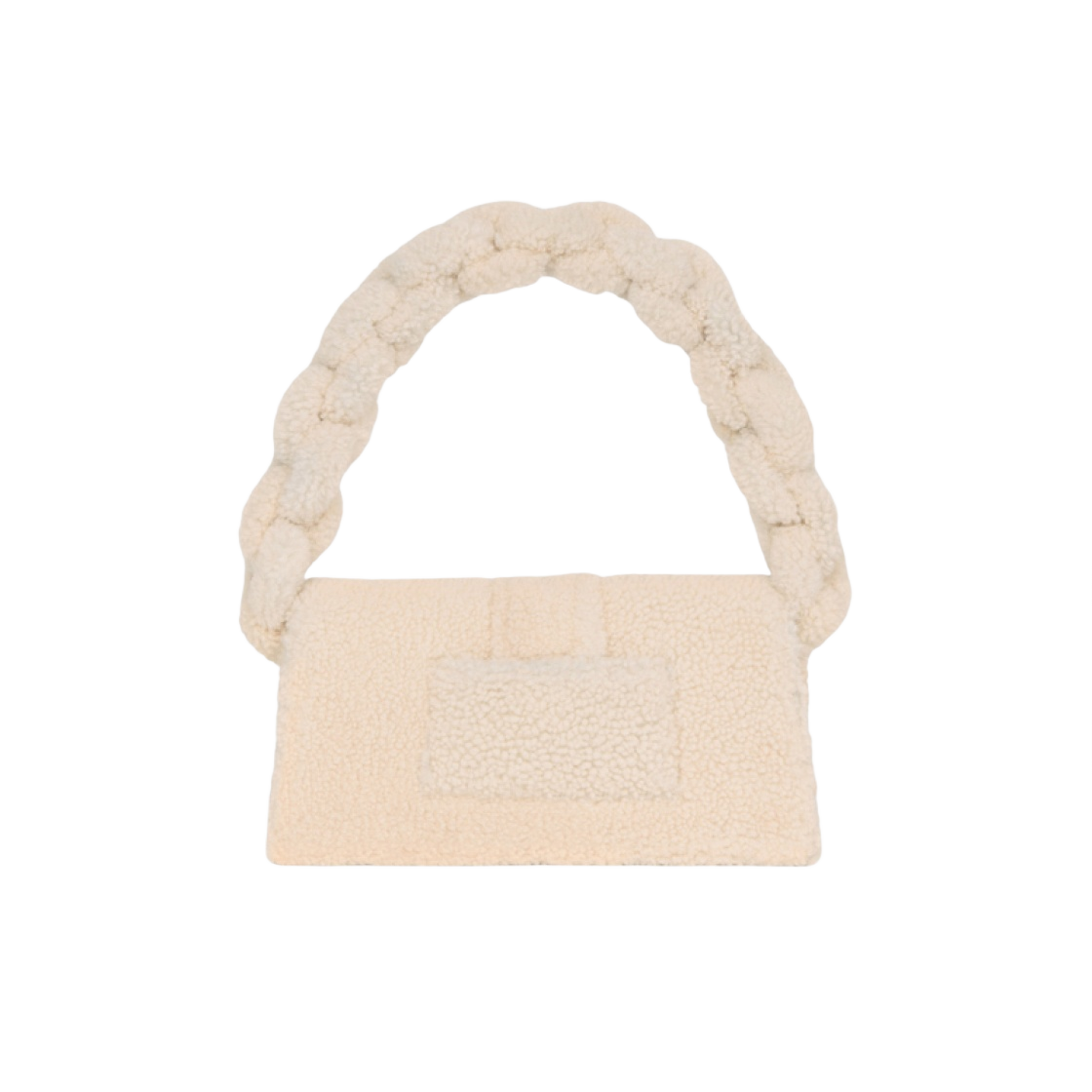 자크뮈스 르 밤비두 셔링 플랩백 아이보리(Jacquemus Le Bambidou Shearling Flap Bag Ivory) - 2