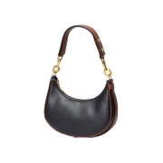 Celine Medium Ava Strap Bag in Smooth Calfskin Black Tan