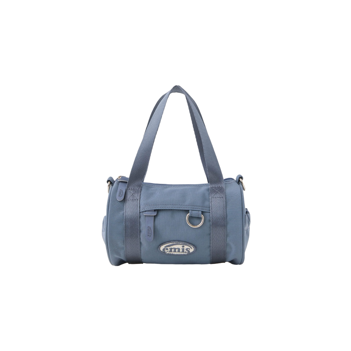 이미스 미니 크로스 바디 서큘러 백 그레이 블루(Emis Mini Crossed Body Circular Bag Gray Blue)