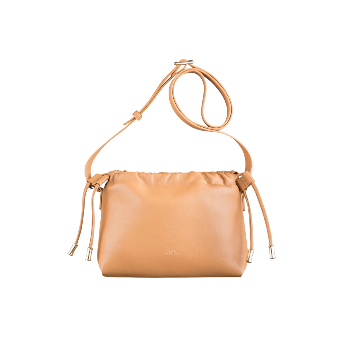 PUAAT-F61582-CAF A.P.C. Ninon Mini Bag Caramel - 대표 이미지 #1
