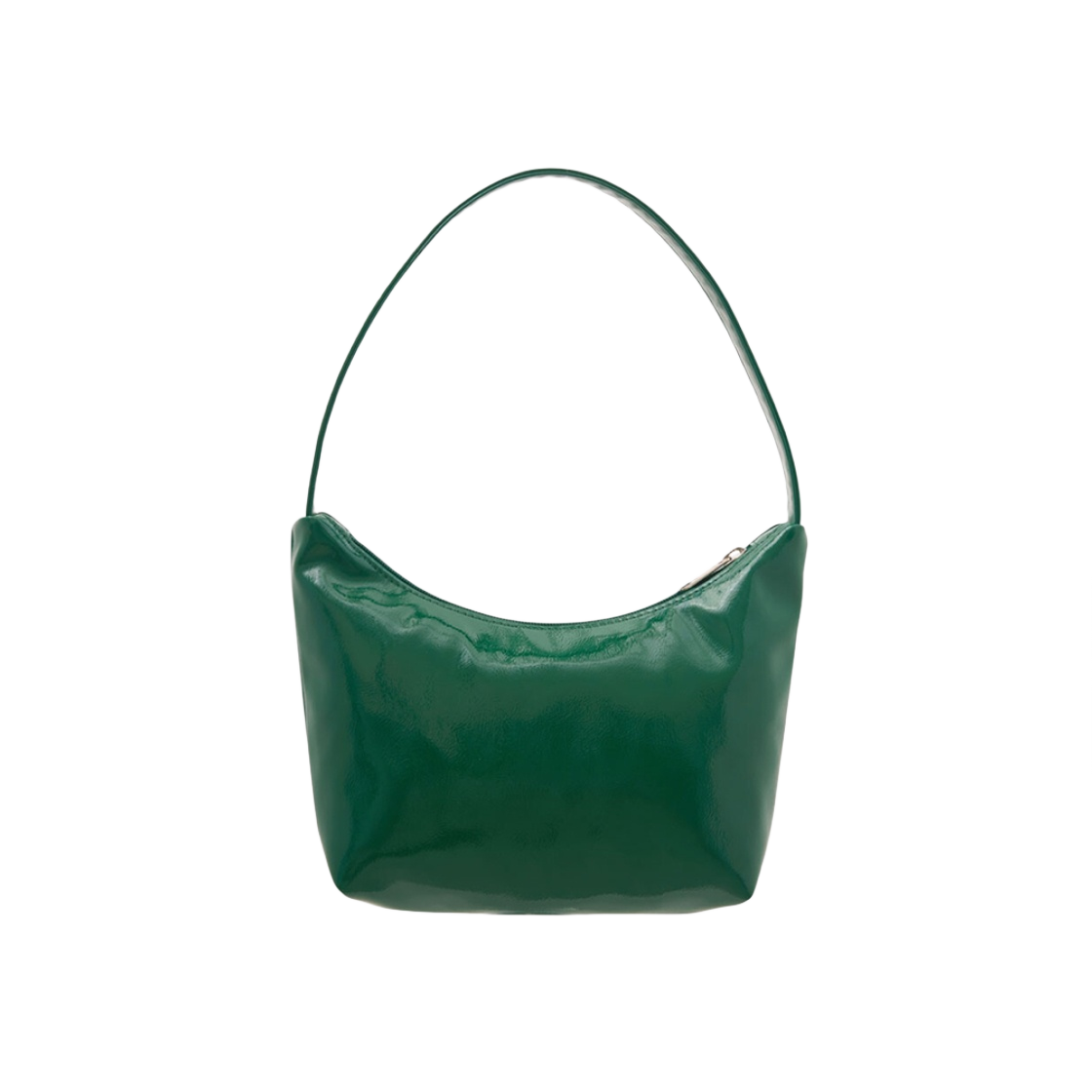 【韓国EMIS】NEW ENAMEL HOBO BAG NEW ENAMEL HOBO BAG-BLACK - EMIS
