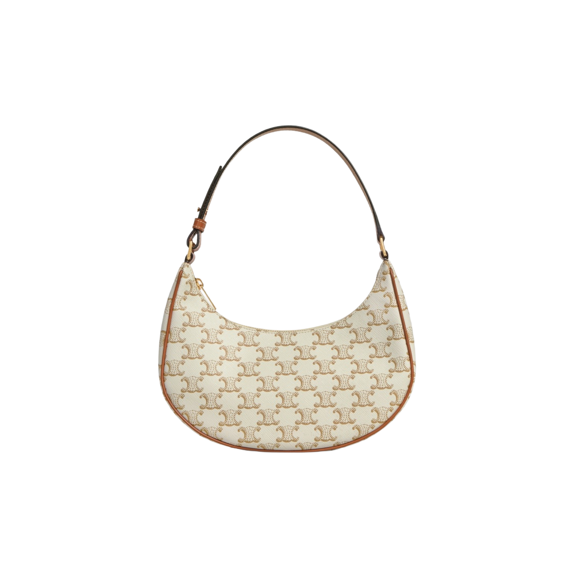 셀린느 트리옹프 캔버스 & 카프스킨 아바백 화이트(Celine Ava Bag in Triomphe Canvas and Calfskin White)
