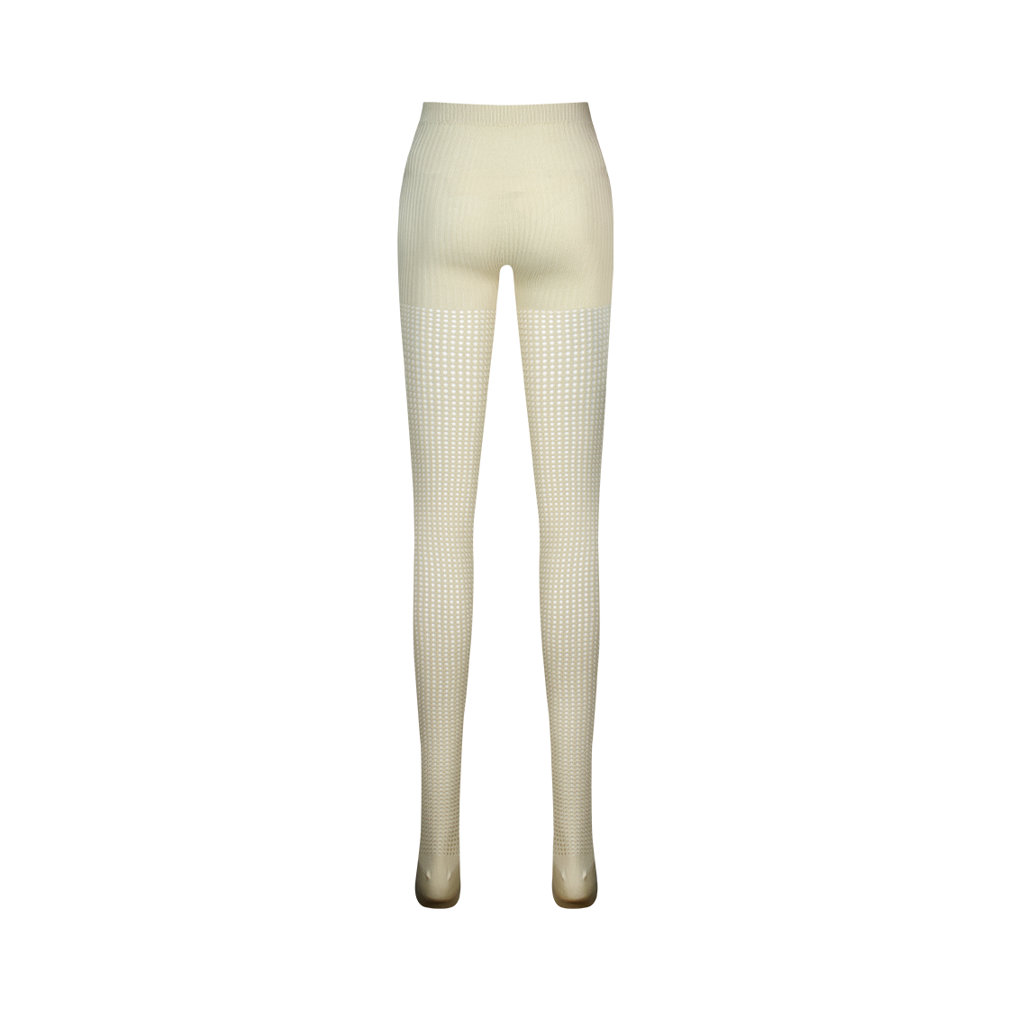 쥬키프 비스코스 레이스 스타킹 아이보리(Juukiff Punch Hole Stocking In Mixed Viscose Ivory) - 2