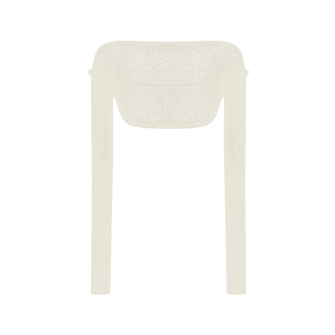 쥬키프 모달 코튼 메쉬 숏 가디건 오프 화이트(Juukiff Mesh Short Cardigan In Modal Cotton Off White) - 2