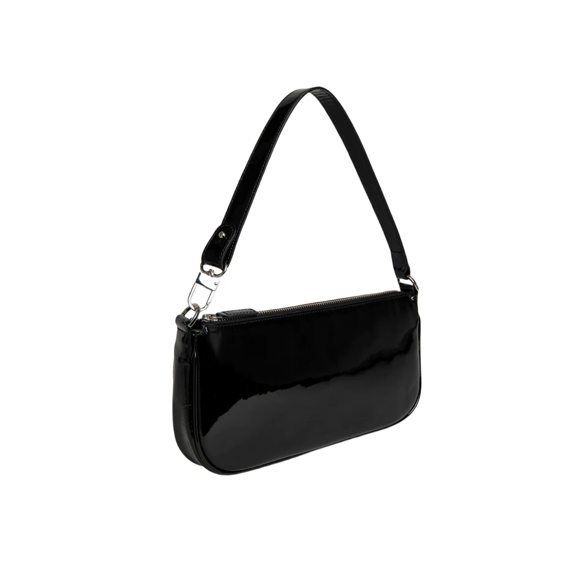 (W) 바이파 페이턴트 레더 레이첼 블랙((W) By Far Patent Leather Rachel Black) - 2