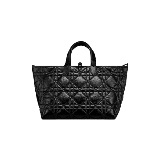 Dior Large Toujours Bag Black Crinkled