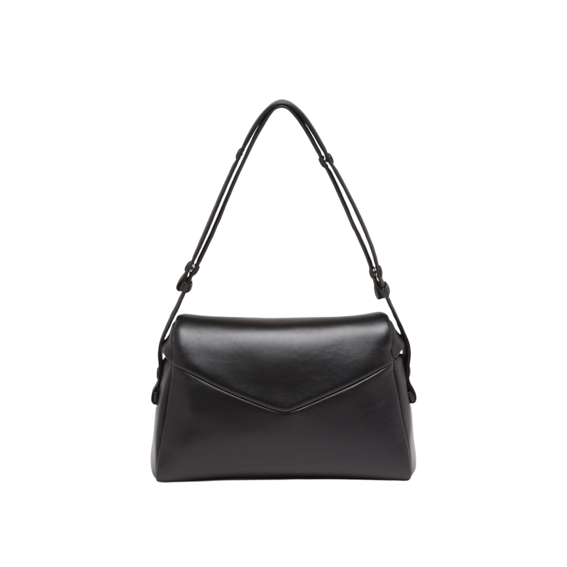 프라다 패딩 나파 레더 프라다 시그노 백 블랙(Prada Padded Nappa Leather Prada Signaux Bag Black) - 3
