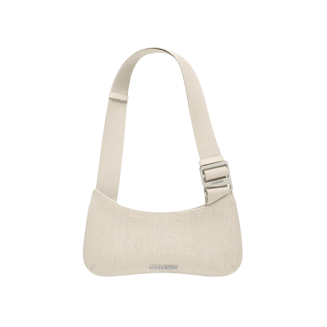 자크뮈스 르 비쥬 그로그랭 버클 숄더백 그레이지(Jacquemus Le Bisou Grosgrain Buckled Shoulder Bag Greige) - 1