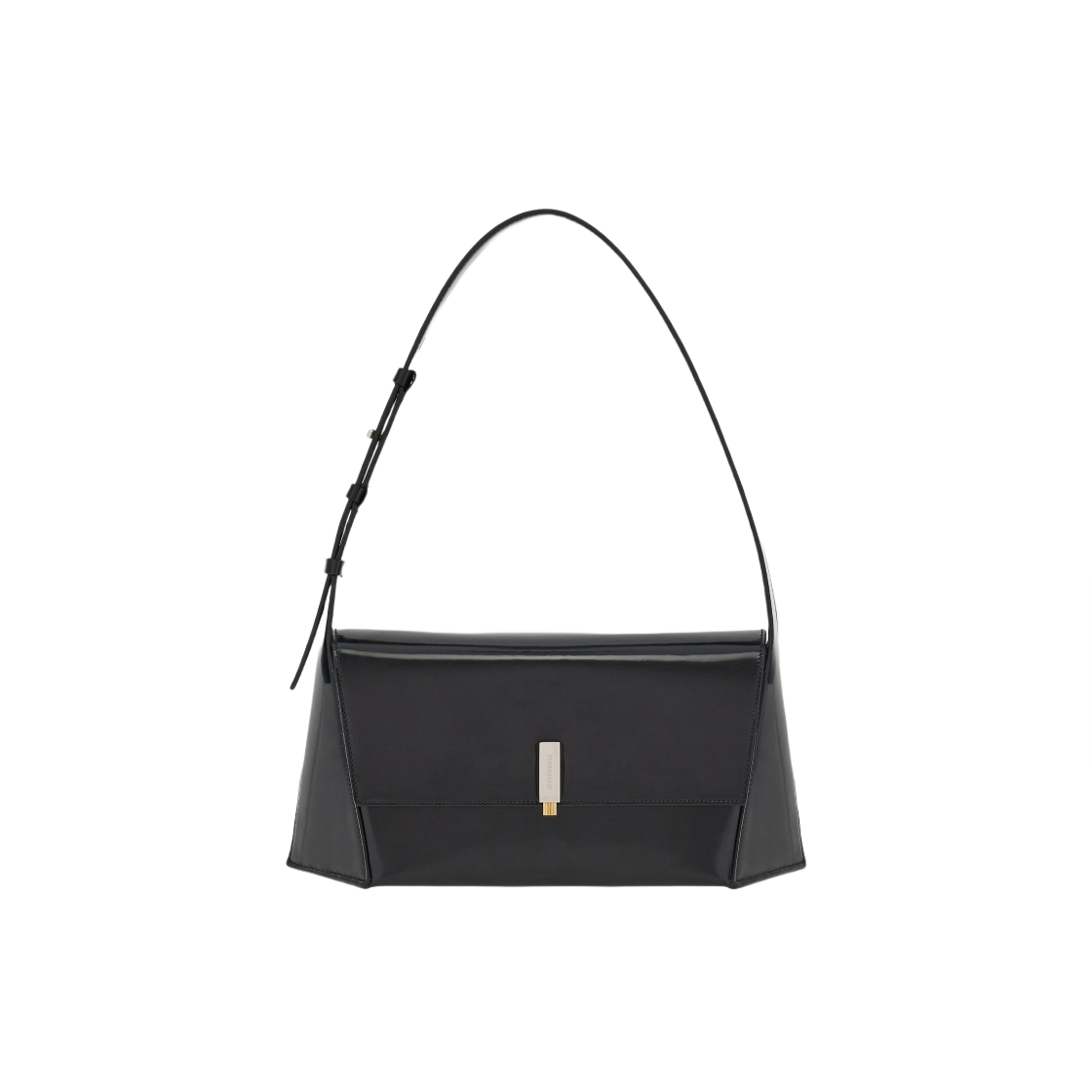 페라가모 지오메트릭 숄더백 블랙(Ferragamo Geometric Shoulder Bag Black) - 1