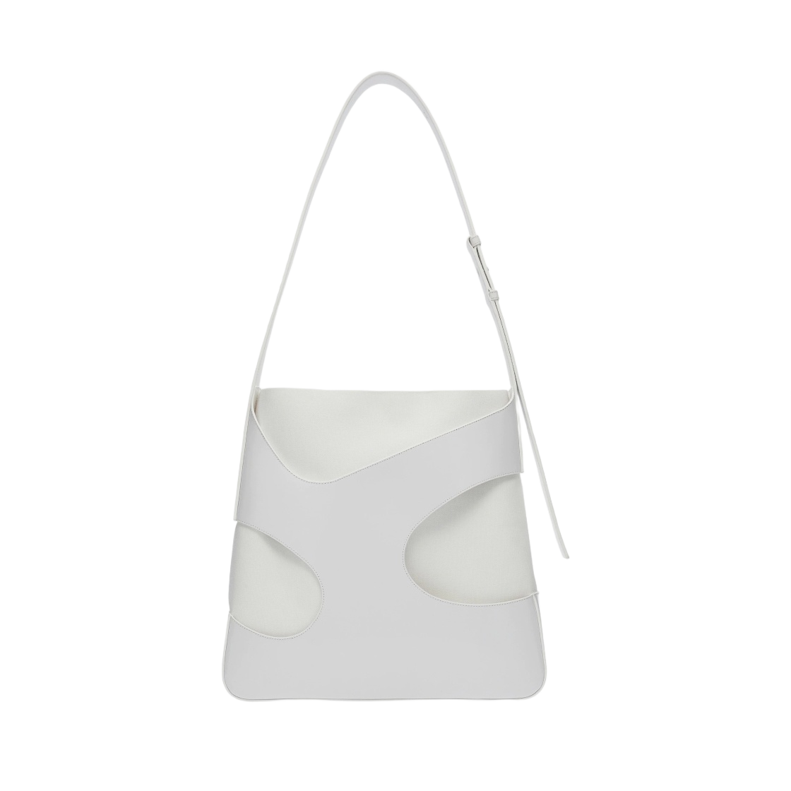 페라가모 숄더백 컷아웃 디테일링 옵틱 화이트(Ferragamo Shoulder Bag with Cut-Out Detailing Optic White) - 3
