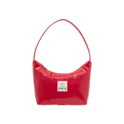 Emis New Enamel Hobo Bag Red