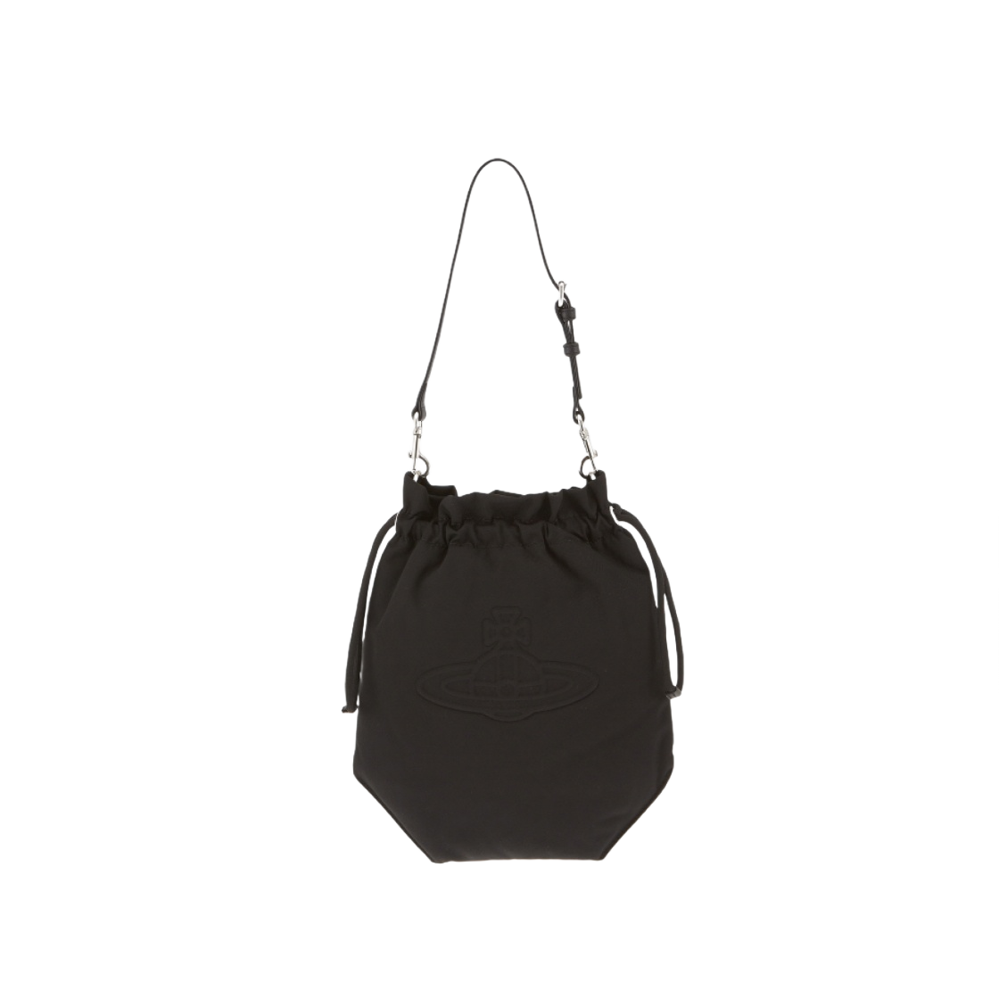 비비안 웨스트우드 리나일론 드로우스트링 버킷백 블랙(Vivienne Westwood Re-Nylon Drawstring Bucket Bag Black) - 2