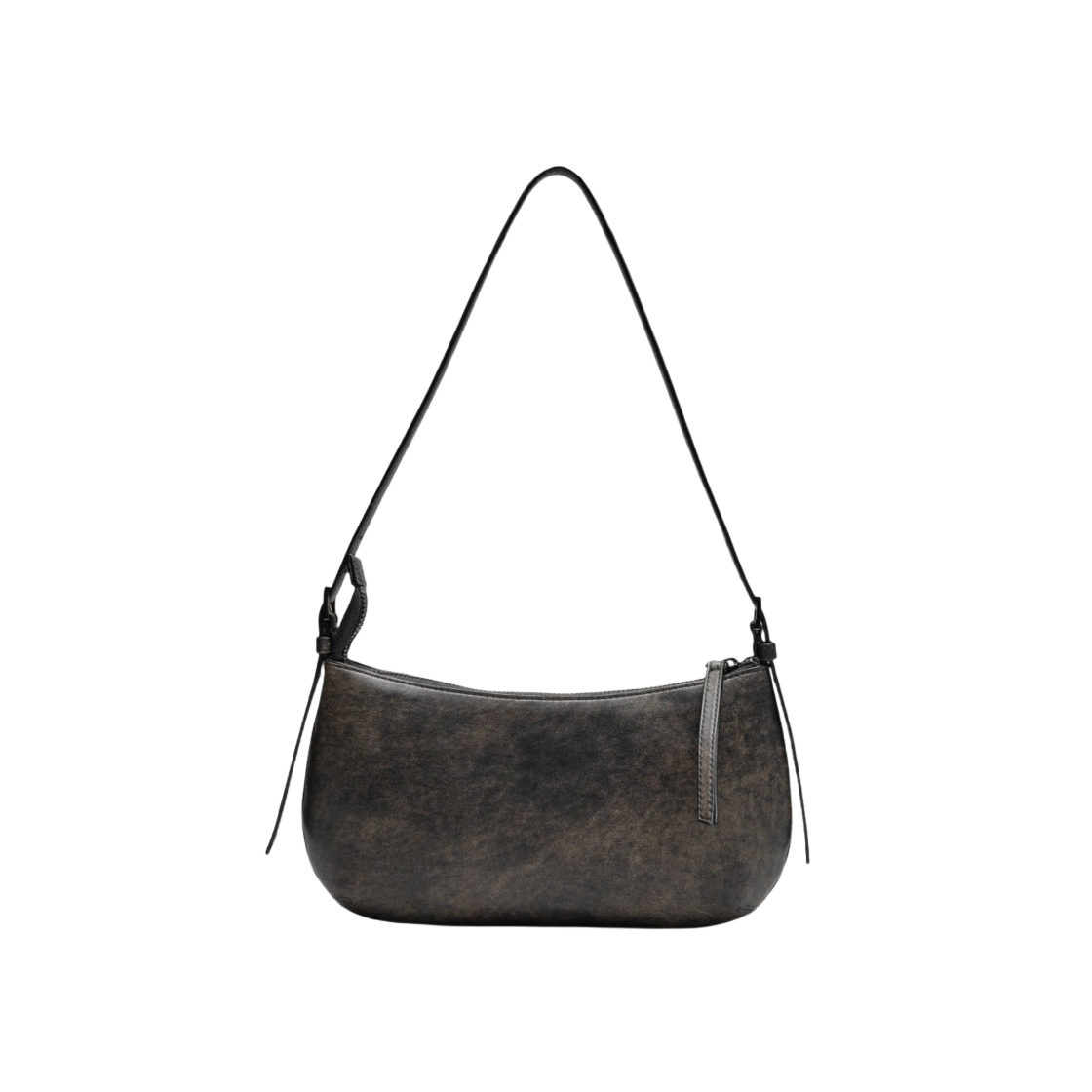 앤아더스토리즈 글로스 레더 숄더백 그레이(& Other Stories Gloss Leather Shoulder Bag Grey)