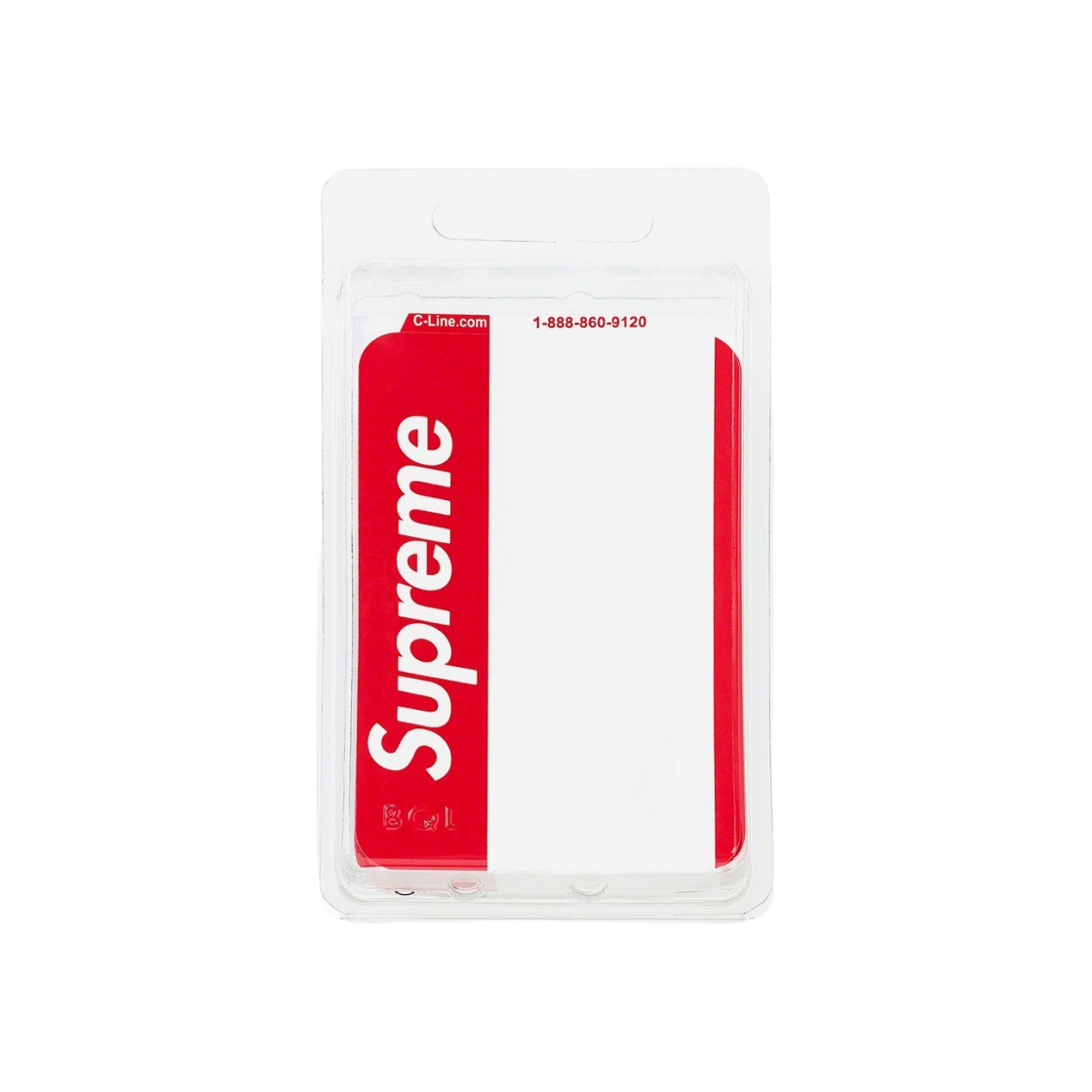 - Supreme Name Badge Stickers Red (Pack of 100)