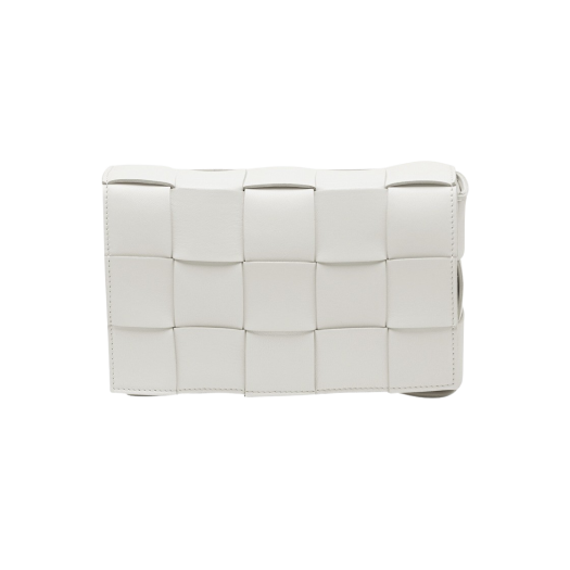 Bottega Veneta Lambskin Leather Cassette White