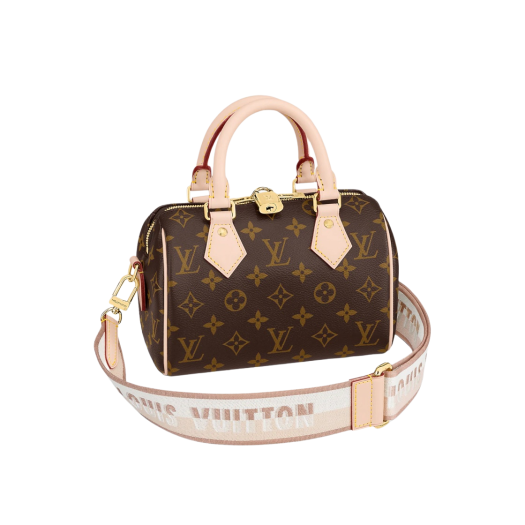 Louis Vuitton Speedy Bandouliere 20 Monogram Beige