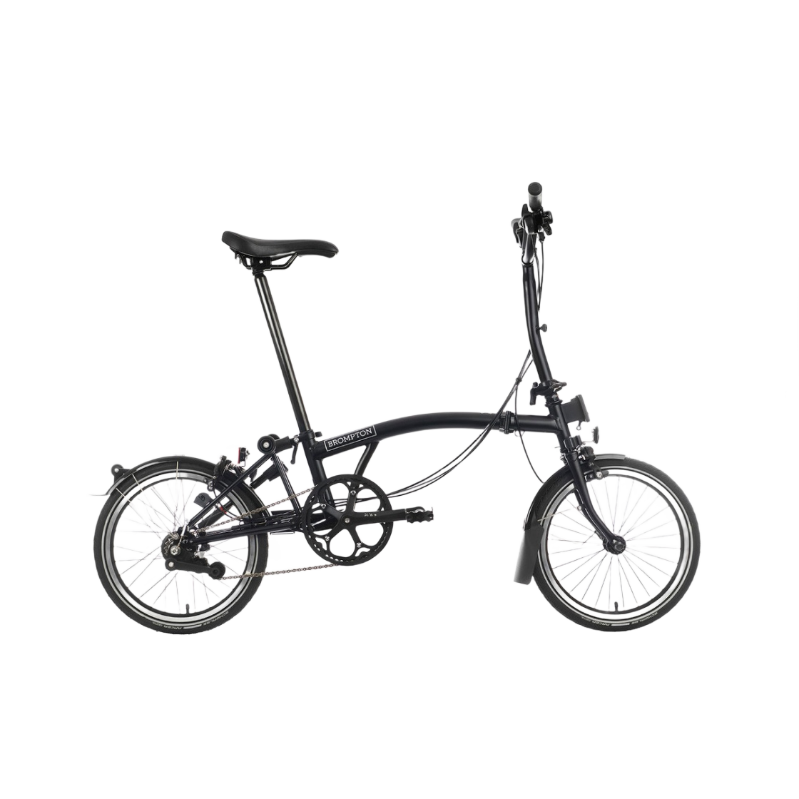 브롬톤 C 라인 익스플로어 6 스피드 랙 블랙(Brompton C Line Explore 6 Speed with Rack Black)