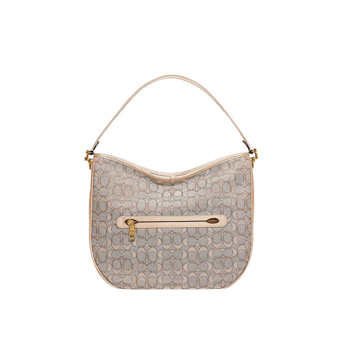 코치 소프트 태비 호보백 시그니쳐 자카드 스톤 아이보리(Coach Soft Tabby Hobo Bag in Signature Jacquard Stone Ivory) - 2