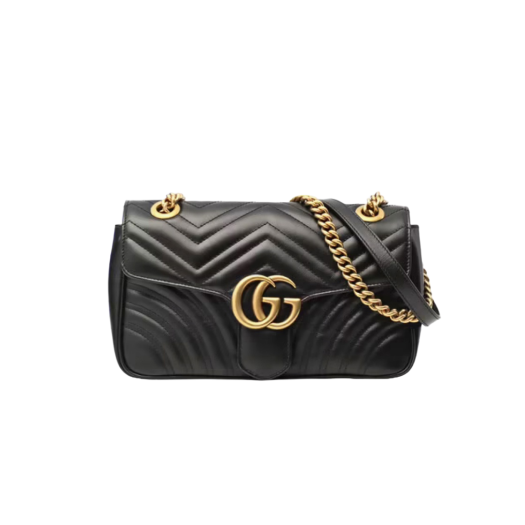 Gucci GG Marmont Matelasse Small Shoulder Bag Black