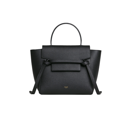 Celine Nano Belt Bag in Grained Calfskin Black